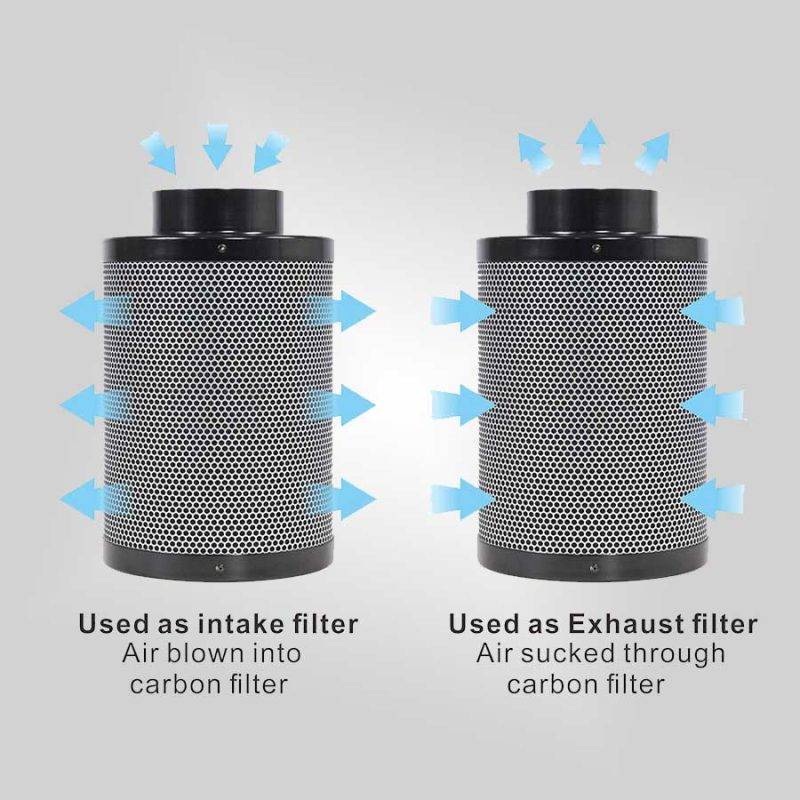 فیلتر کربن 50 سانتی به همراه فن بین کانالی دمنده ( با دهانه 15 سانتی متر)