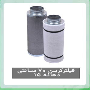 فیلتر کربن 70 سانتی دهانه 15 با کربن فعال نوریت هلند
