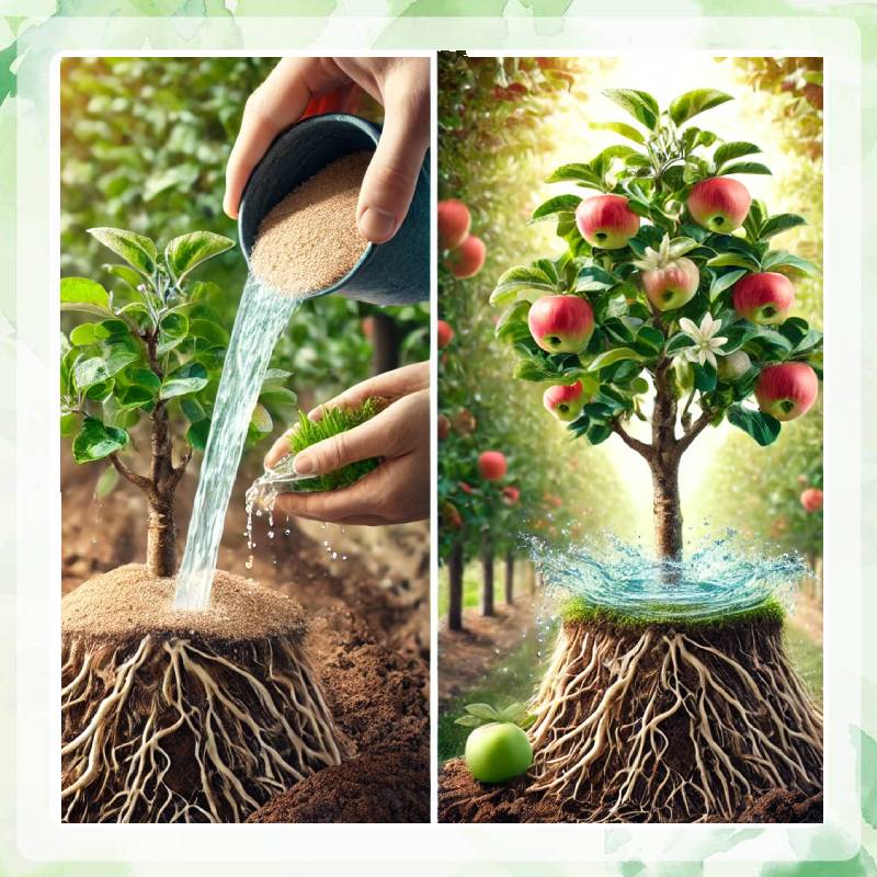 طریقه مصرف کود شوک برای درخت سیب