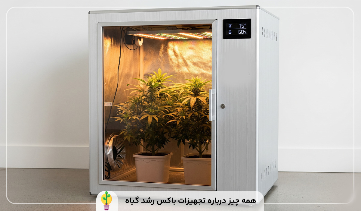 باکس و تجهیزات رشد گیاه 1 باکس رشد گیاه