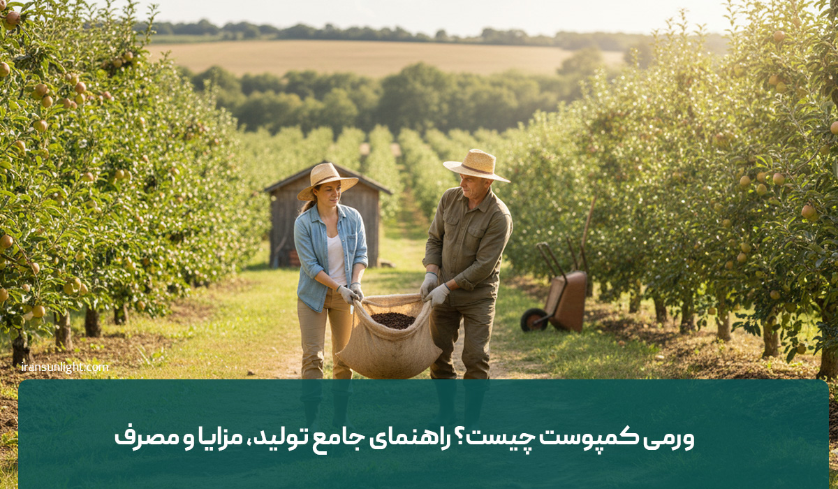 ورمی کمپوست چیست؟ راهنمای جامع تولید، مزایا و مصرف