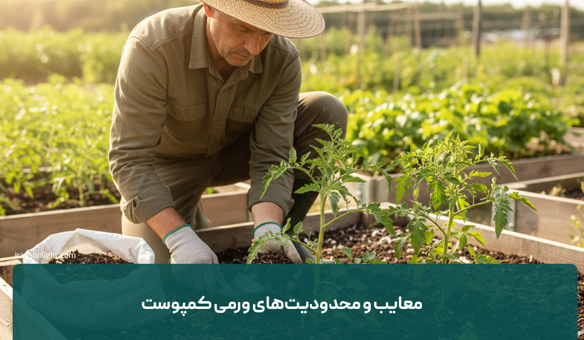 معایب و محدودیت‌های ورمی کمپوست