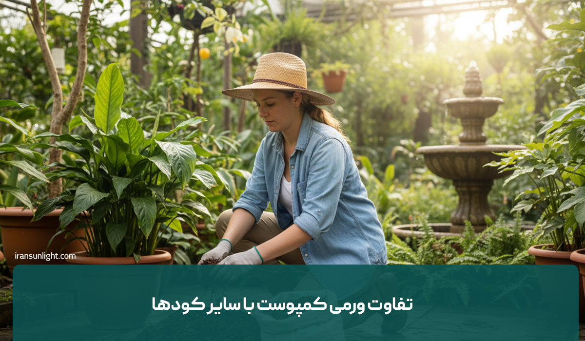 تفاوت ورمی کمپوست با سایر کودها