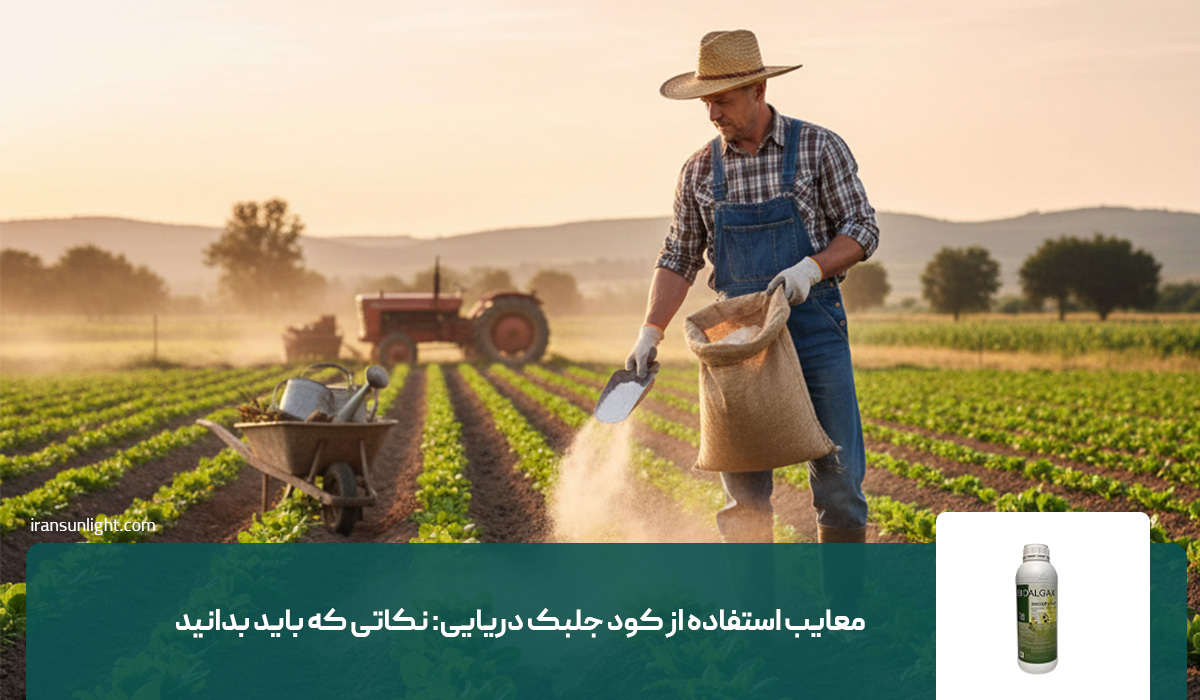 معایب استفاده از کود جلبک دریایی: نکاتی که باید بدانید