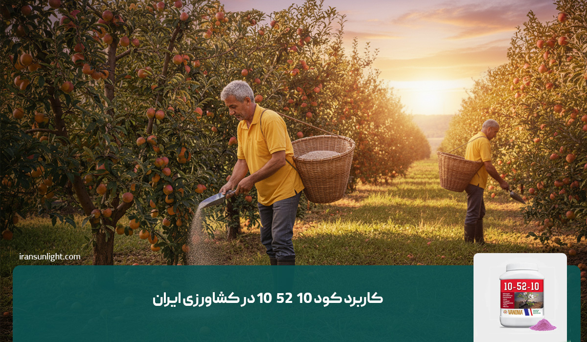 کود 10-52-10 چیست؟ (مزایا، معایب، کاربرد ها) 6 کاربرد کود ۱۰‑۵۲‑۱۰ در کشاورزی ایران