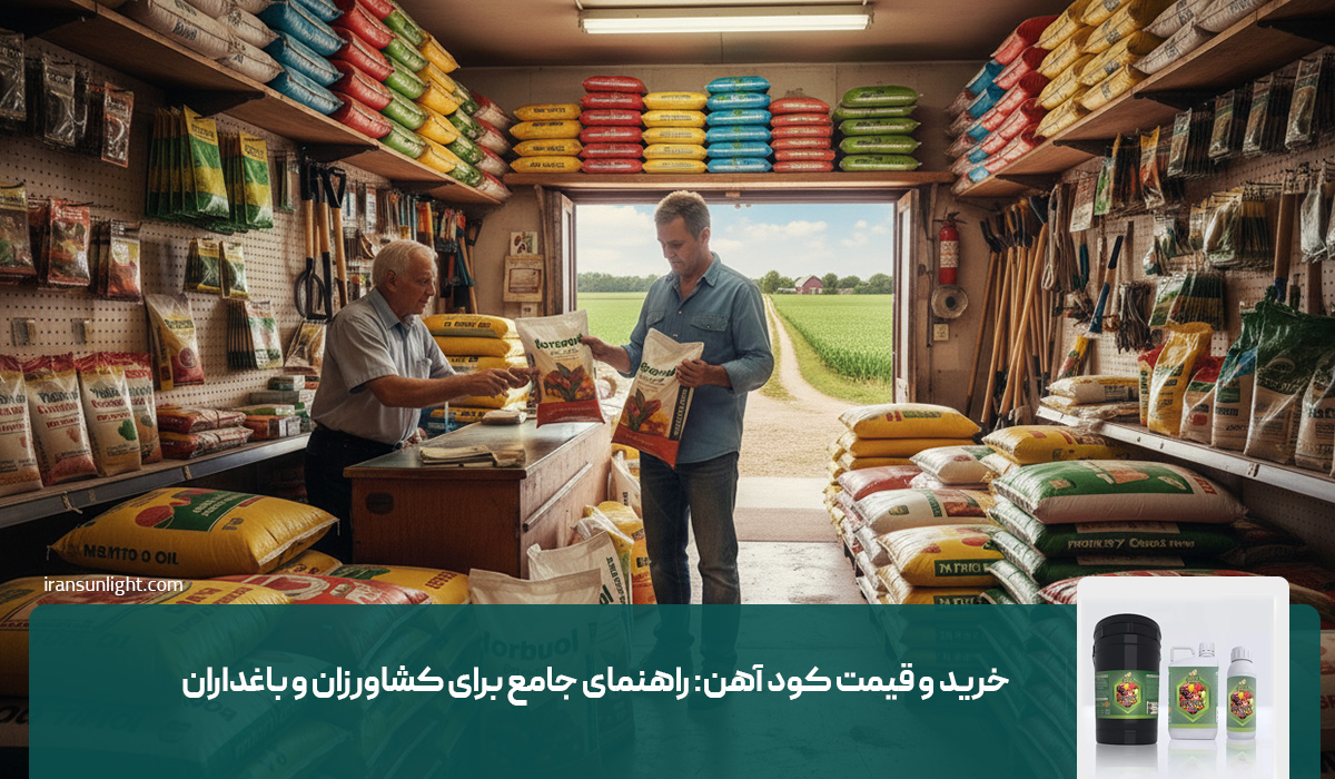 خرید و قیمت کود آهن: راهنمای جامع برای کشاورزان و باغداران