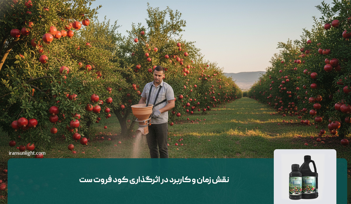 نقش زمان و کاربرد در اثرگذاری کود فروت ست