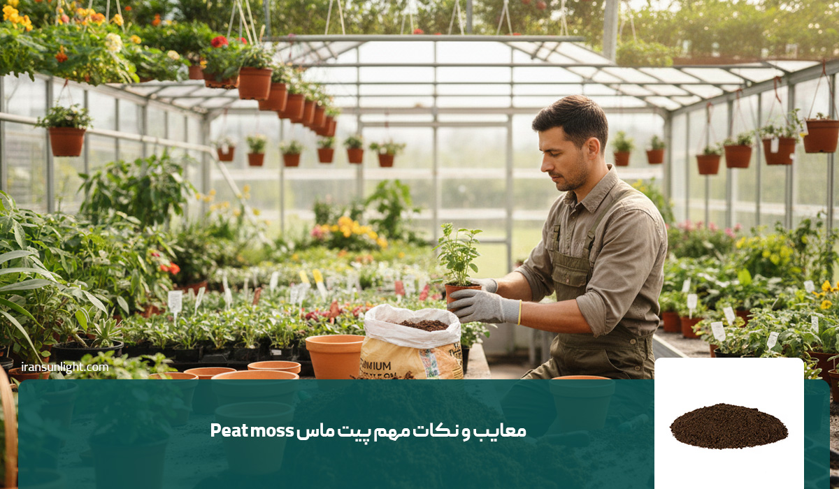 پیت ماس چیست و برای چه گیاهانی مناسب است؟ 3 معایب و نکات مهم پیت ماس Peat moss